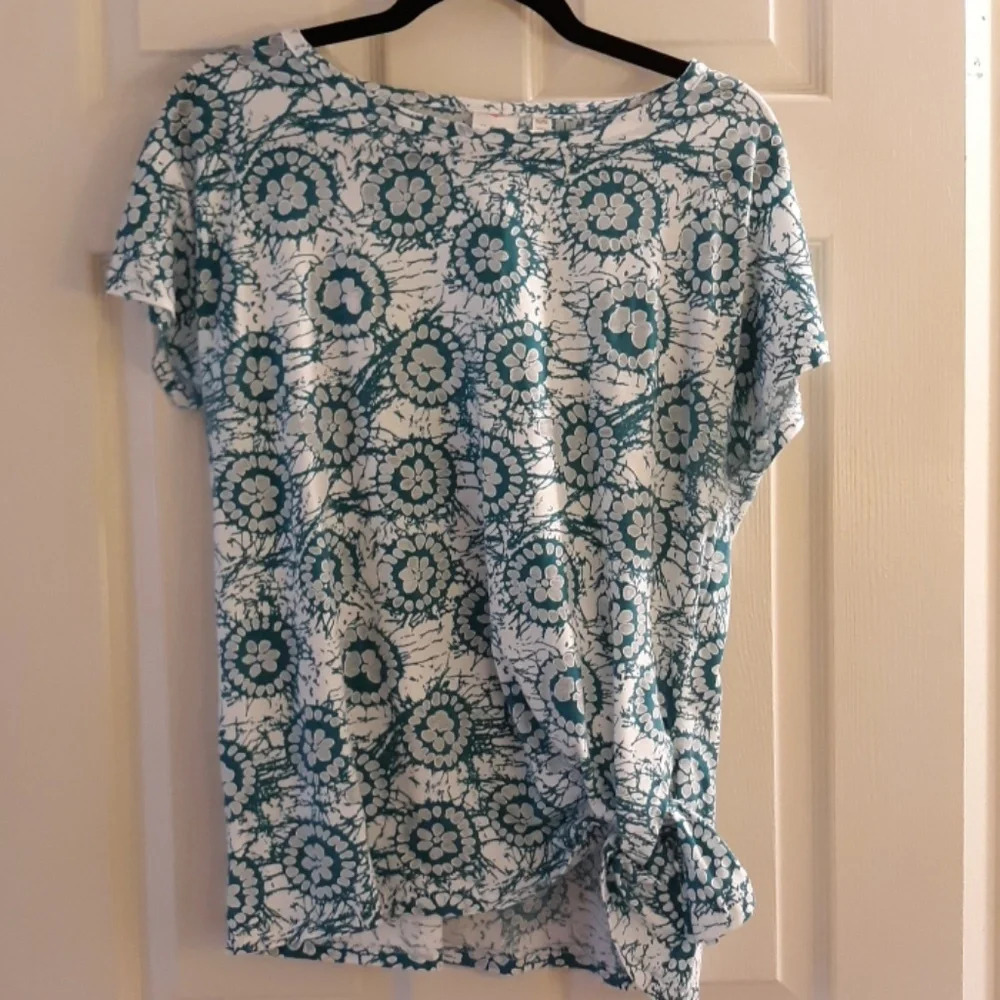 Rafaella sport dark torquise top